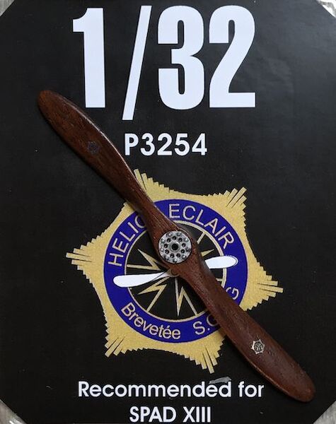 Hand made wooden prop Helice Eclair type III for SPAD XIII LFP3254