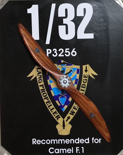 Hand made wooden prop Lang type II for Sopwith Camel F.1, Snipe LFP3256