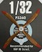 Hand made wooden 4 blade prop Bristol (|RAF Be2C/E/F) LFP3260
