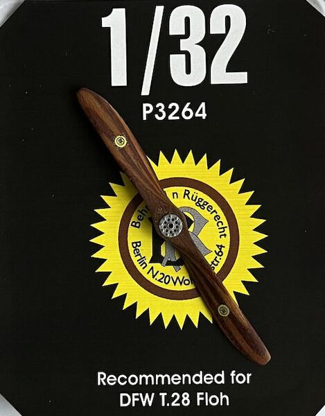 Hand made wooden prop BURR (DFW T28 Floh) LFP3264