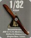 Hand made wooden prop Rathjen Type II for AEG C1/IV, Albatros CI/II, Gotha GI, Roland DVII with Benz 150 hp engine LFP3269