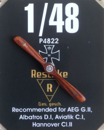 Hand made wooden prop Reschke for Albatros DI, AEG GII, Aviatik C1, Hannover CLII LFP4822