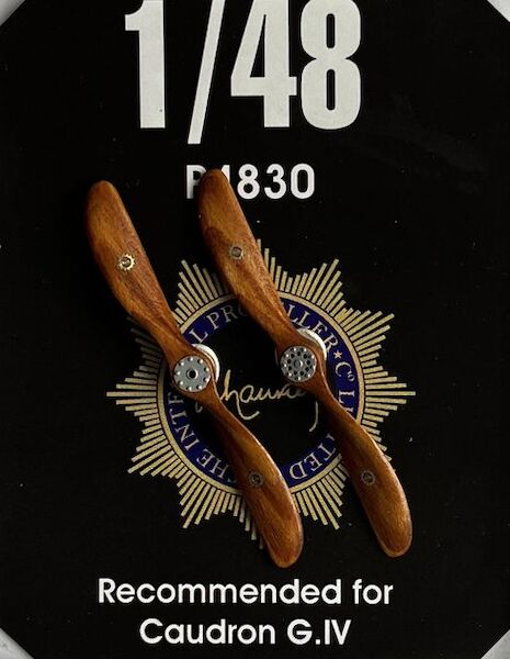 Hand made wooden props Chauviere for Caudron G.IV (2x) LFP4830