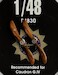 Hand made wooden props Chauviere for Caudron G.IV (2x) LFP4830