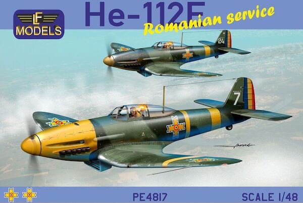 Heinkel He112E in Romanian Service  PE-4817