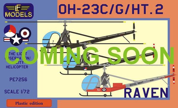 Hiller OH23C/G & HT.2 Raven  (US Army, Dutch Army & Royal Navy)  PE-7256