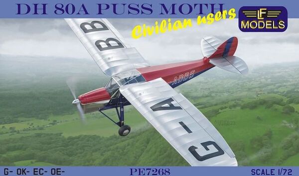 DH 80A Puss Moth Civilian users (1xUK, Czech, Spain, Austria) PE-7268