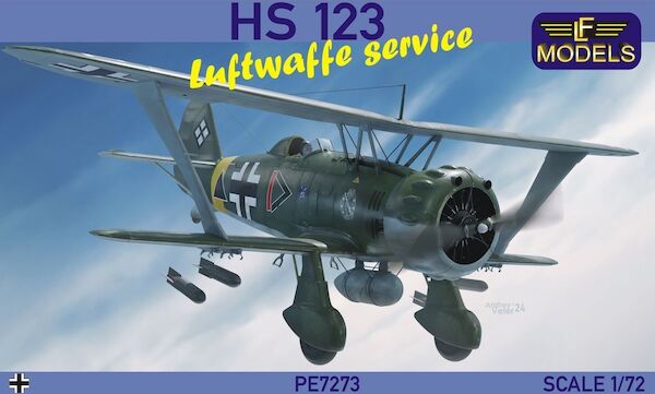 Henschel Hs 123 "Angelito" Luftwaffe service  PE-7273