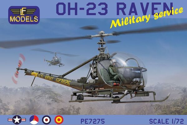 Hiller OH-23 Raven Military service (US Army, Dutch AF, RAF, Spanish AF) PE-7275