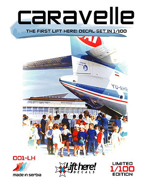 Se210 Caravelle in Yugoslav service  001LH