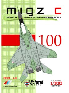 MiG21 and MiG29 in one hunderd scale (Yugoslav AF)  003LH