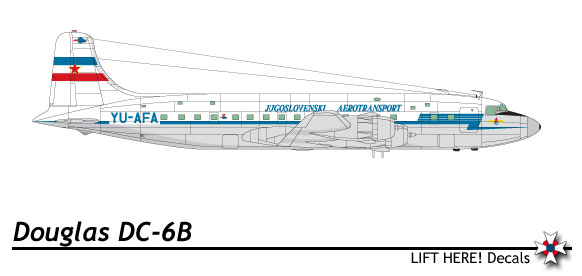 Airliners: Small Scale Yugoslav Airliners, part 8: DC6 and CV440 112LH