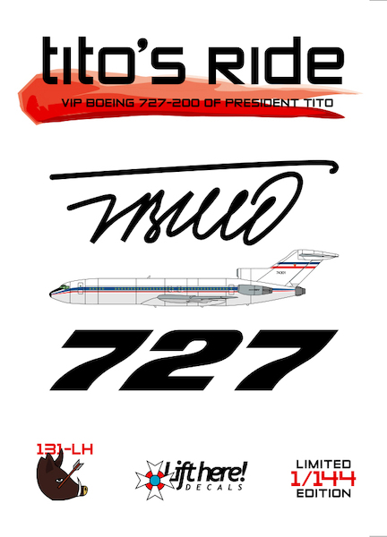 Tito's ride, VIP Boeing 727-200 of President Tito 131LH