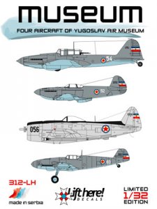 Museum, Four Aircraft of Yugoslav Air Museum  312LH