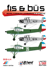 Fi's and Bü's, Royal Yugoslav Jungmanns & Storchs 315LH