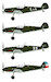 Emils, Four Royal Yugoslav Messerschmitt BF109E-3's  316LH