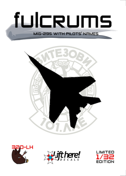 Fulcrums, MiG29's with pilots names 320LH