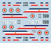 MiG Camo, Yugoslav Air Force Mig21 and MiG23 424LH