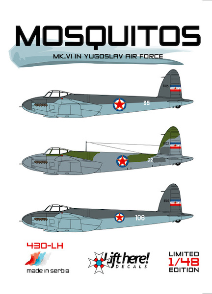 Mosquito, MKVI in Yugoslav Air Force 430LH