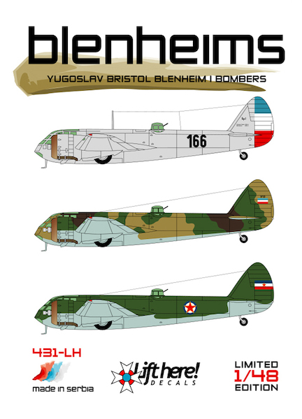 Blenheims! Yugoslav Bristol Blenheim Bombers  431LH