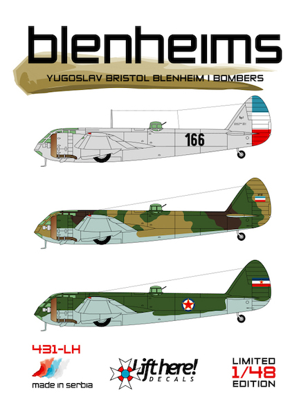 Blenheims! Yugoslav Bristol Blenheim Bombers 431LH