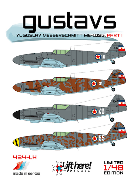 Gustavs, Yugoslav Messerschmitt Me109G Part 1 434LH