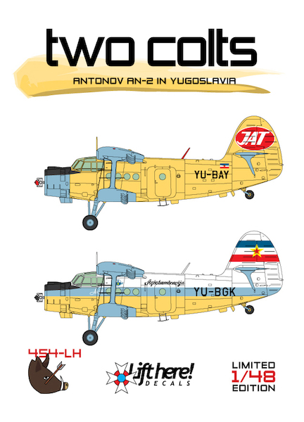 Two Colts, Antonov AN2 in Yugoslavia 454LH