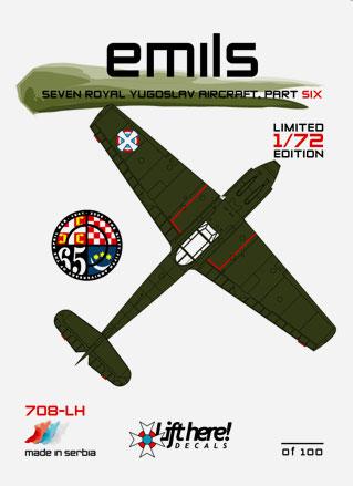 Emils. Seven Royal Yugoslav Aircraft (BF109E-3) part six  708LH