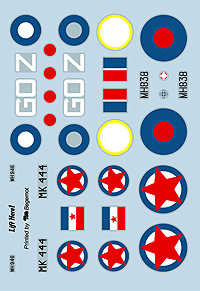 Spitfire MKIX, Yugoslav Spitfires Mark Nine  726LH