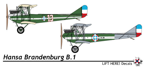 "Ol'School" Brandenburg B.1 and C.1 in Yugoslavia 747LH