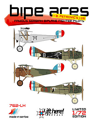 Bipe Aces, Famous Serbian Biplane fighter pilots 762LH