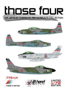 Those four, US jets in Yugoslav Air Museum Collection  775LH