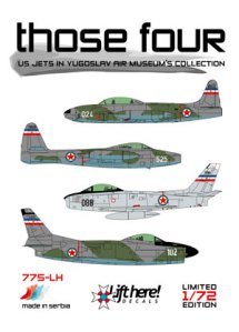 Those four, US jets in Yugoslav Air Museum Collection 775LH