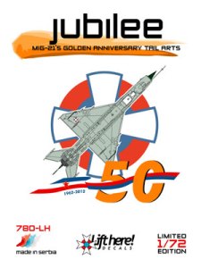 Jubilee, MiG21''s golden Anniversary Tail Arts  780LH