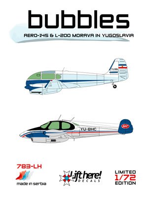 Bubbles, Aero-145 & L-200 Morava in Yugoslavia  783LH