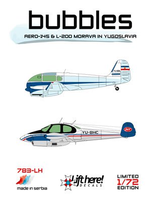 Bubbles, Aero-145 & L-200 Morava in Yugoslavia 783LH