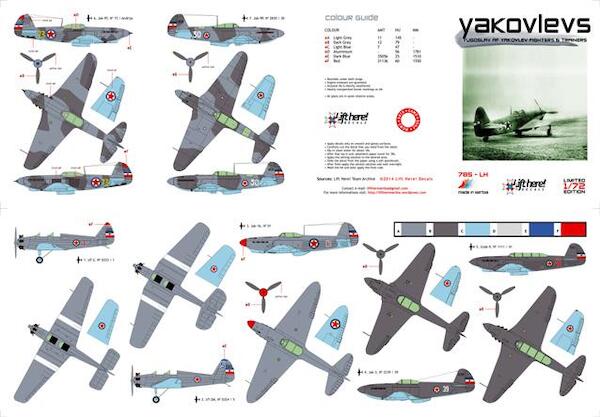 Yakovlevs, Yugoslav AF Yakovlev Fighters and Trainers 785LH