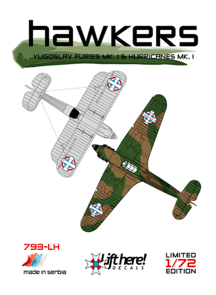 Hawkers, Yugoslav Furies MK1 and Hurricanes Mk1 793LH