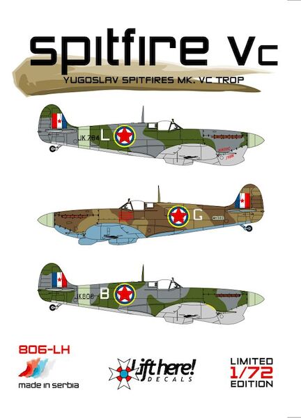 Spitfire MkVc, Yugoslav Spitfire MKVc Trop Part 2  806LH