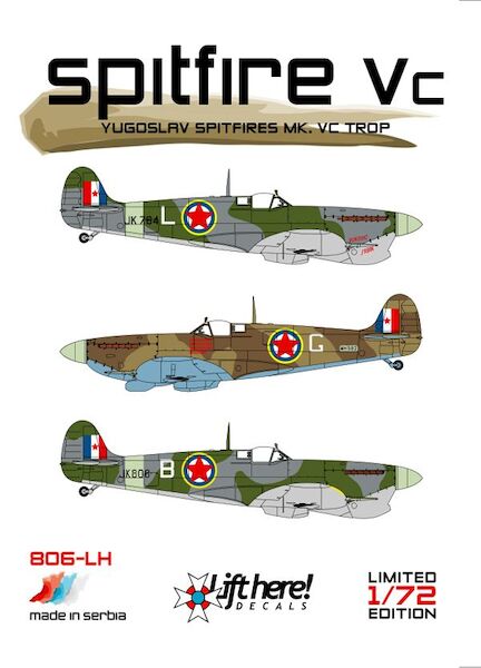 Spitfire MkVc, Yugoslav Spitfire MKVc Trop Part 2 806LH