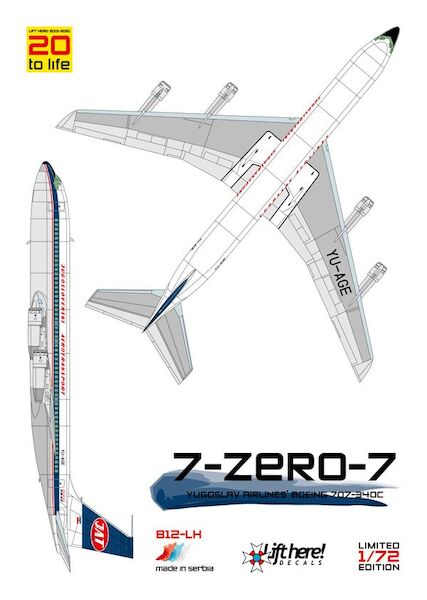 7-zero-7, Boeing 707 (JAT, Jugoslav Air Transport)  812LH