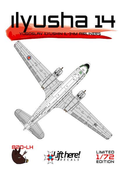 Ilyusha 14, Yugoslav Ilyushin IL14M Airliners (JAT and Yugoslav AF) 820LH