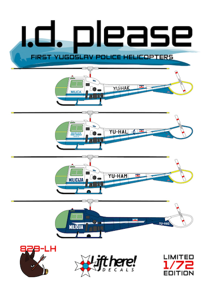 I.D. Please, First Yugoslav Police Helicopters (Bell 47J Ranger) 829LH