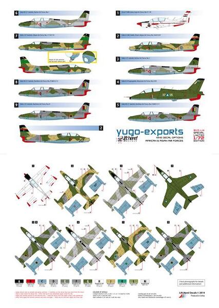 Yugo Exports (Jastreb, Galeb, Super Galeb, Lasta) 910LH