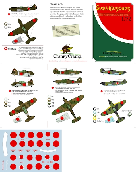 Sushiflugzeug, Allied fighters in Japanese Hands  CC07207