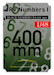 JRV Black Numbers 400mm CC4803