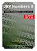 JRV White Numbers 400 & 500mm CC072014