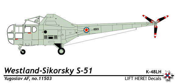 Choppers I (Yugoslav Air museum WS51, S55, Mi2, Mi4) K-48LH