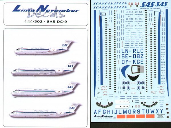 Douglas DC9 (SAS) ln144-502