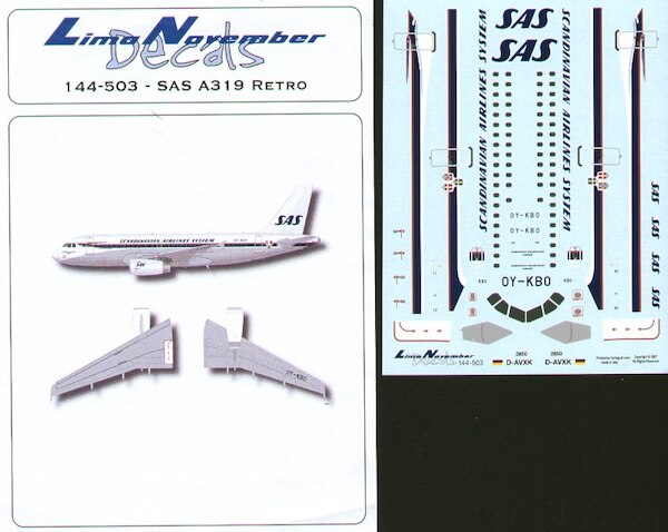 Airbus A319 (SAS Retro) ln144-503
